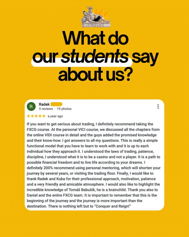 🔹 What do our students say? 🔹
We’re more than just courses – join the EMPIRE trading community on Discord.
Learn, share strategies, and grow together.

📊 Real-time news
📈 Technical outlooks
🤝 Support from pro traders

Join us!
Use code EMPIRE10 for 10% off.

Be there! 🚀